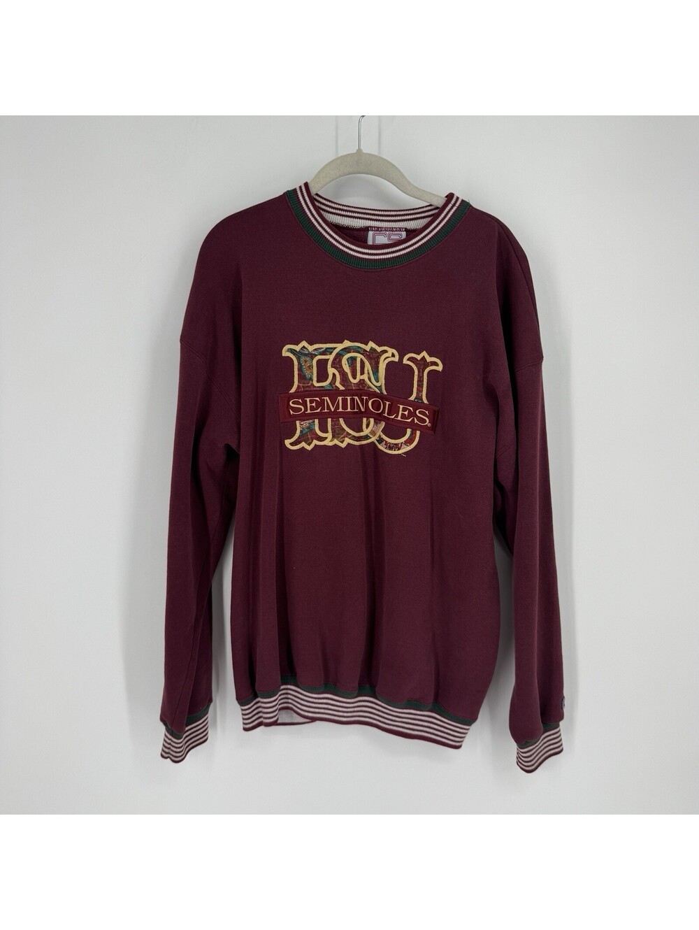 Vintage maroon burgundy Floriday State Seminoles sweatshirt XL pullover crewneck